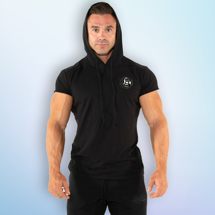 Half Sleeve Hoodie Tshirts Casual Streetwear